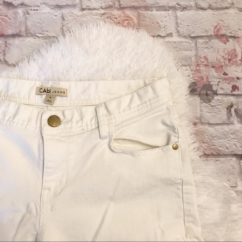 CAbi white jeans.